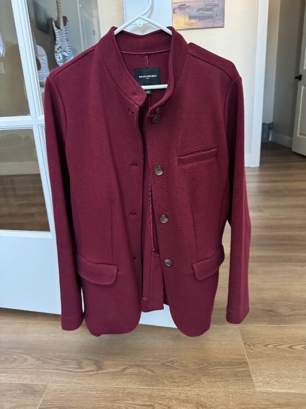 Banana Republic Factory Knit Pique Blazer, Size L